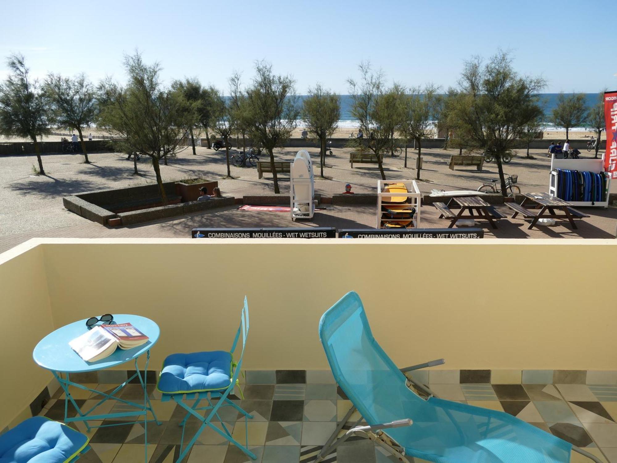 La Dune D'Or - Vue Mer, Studio Face A La Plage Avec Terrasse Soorts-Hossegor Exterior foto