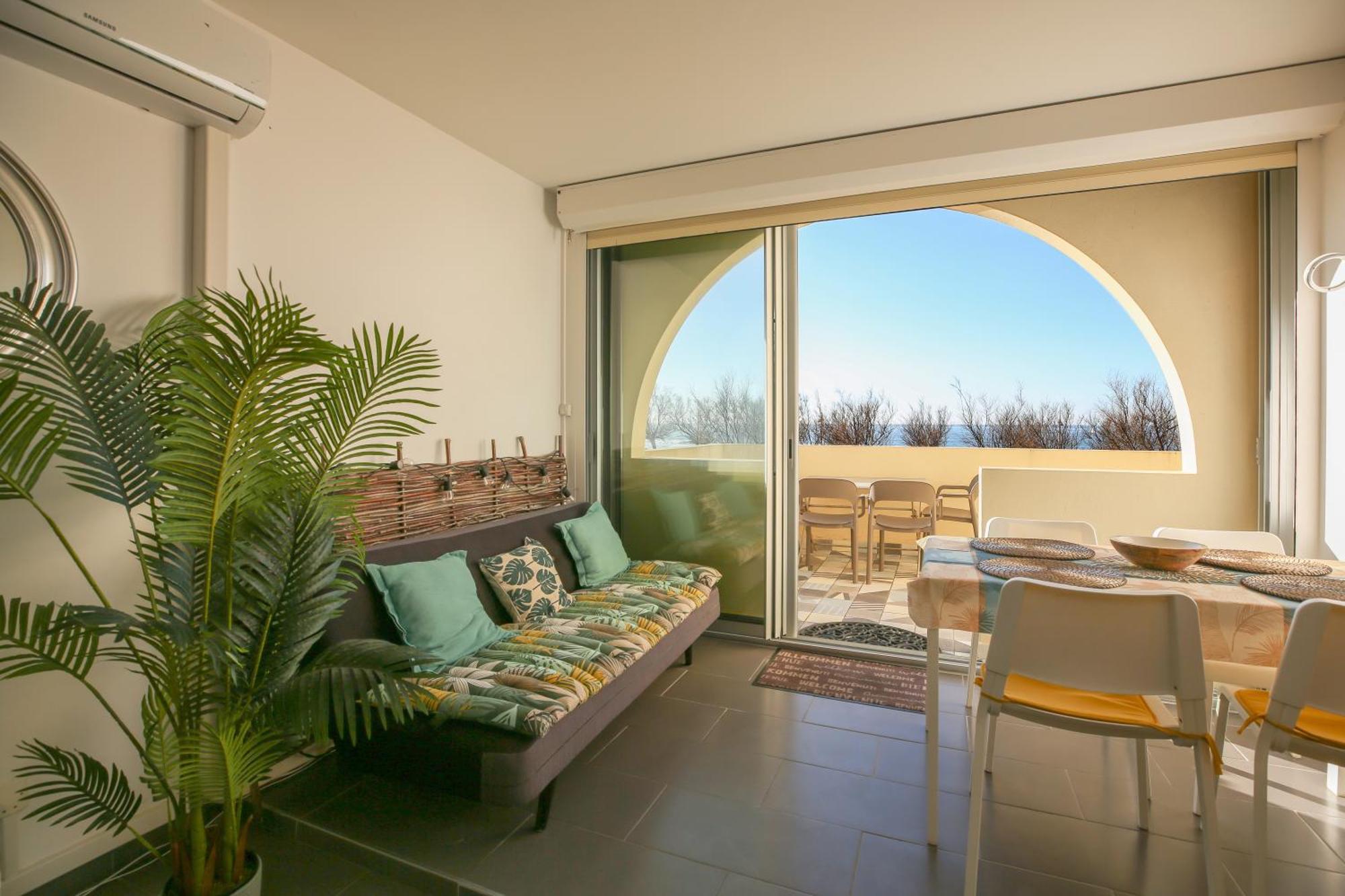 La Dune D'Or - Vue Mer, Studio Face A La Plage Avec Terrasse Soorts-Hossegor Exterior foto